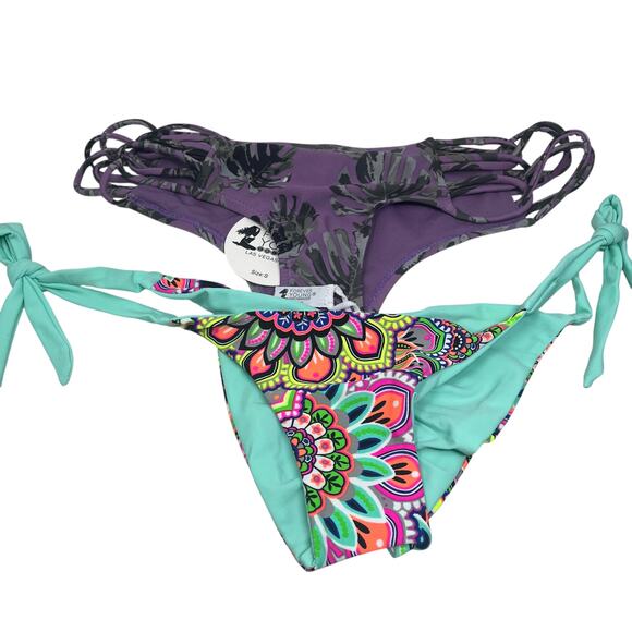 Forever Young Bikini Bottoms Lot of 2 - Women's Small - Picture 3 of 8